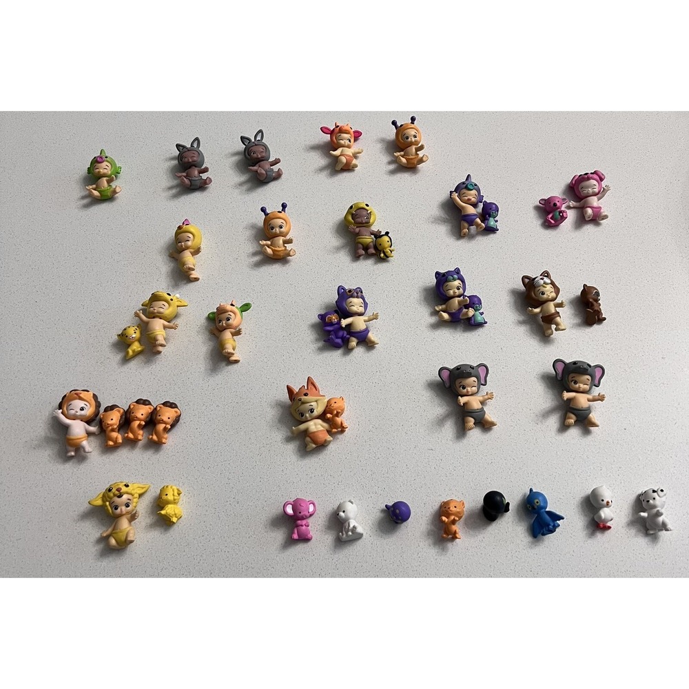 Lot Of Moose Toys Twozies‎ 40 piece Babies & Pet Animal Figurines